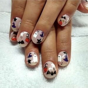 🎃 Halloween Press On Nails w/ supplies -24 Nails